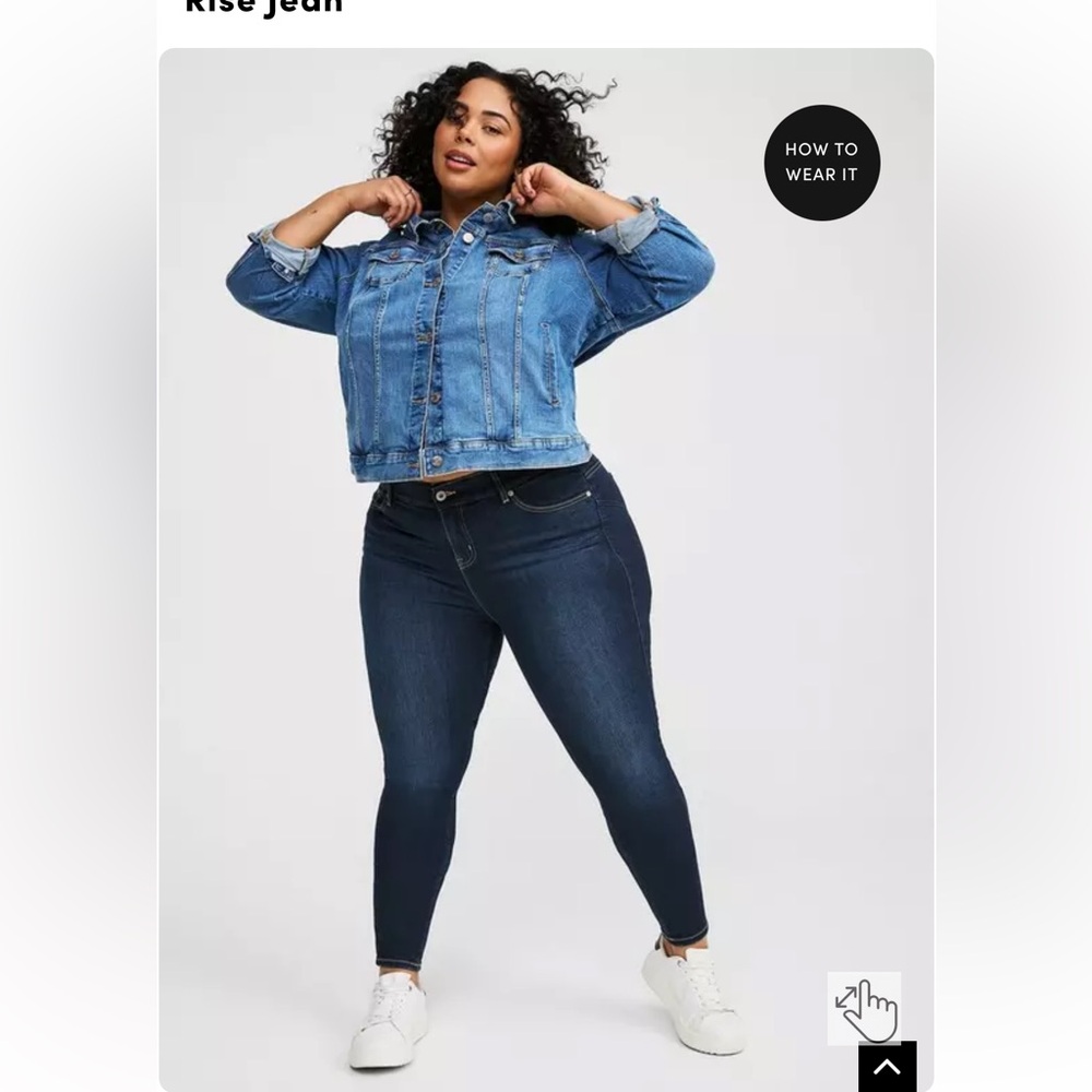 torrid Dark Wash High-Rise Skinny Jeans